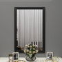 Hanah Home Lipa - Espejo de tocador Negro